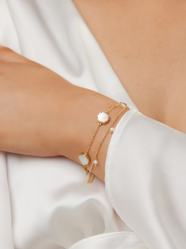 Eternal Maya Mother of Pearl Bracelet