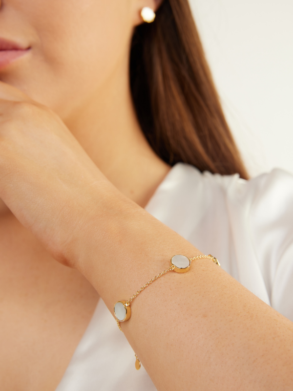 Eternal Maya Mother of Pearl Bracelet