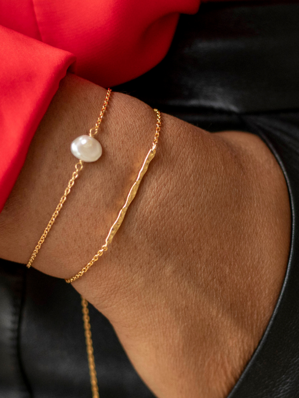 Koro Keshi Pearl Adjustable Bracelet