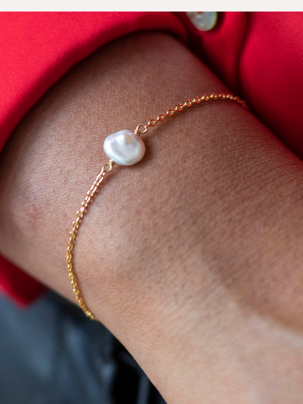 Koro Keshi Pearl Adjustable Bracelet