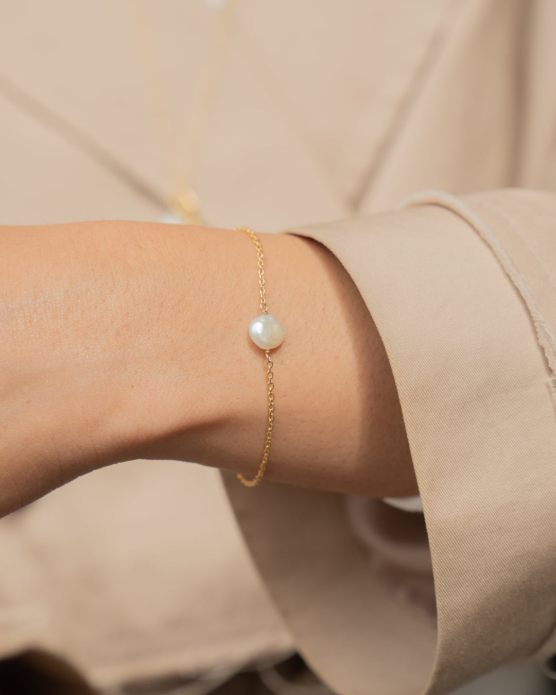 Koro Keshi Pearl Adjustable Bracelet