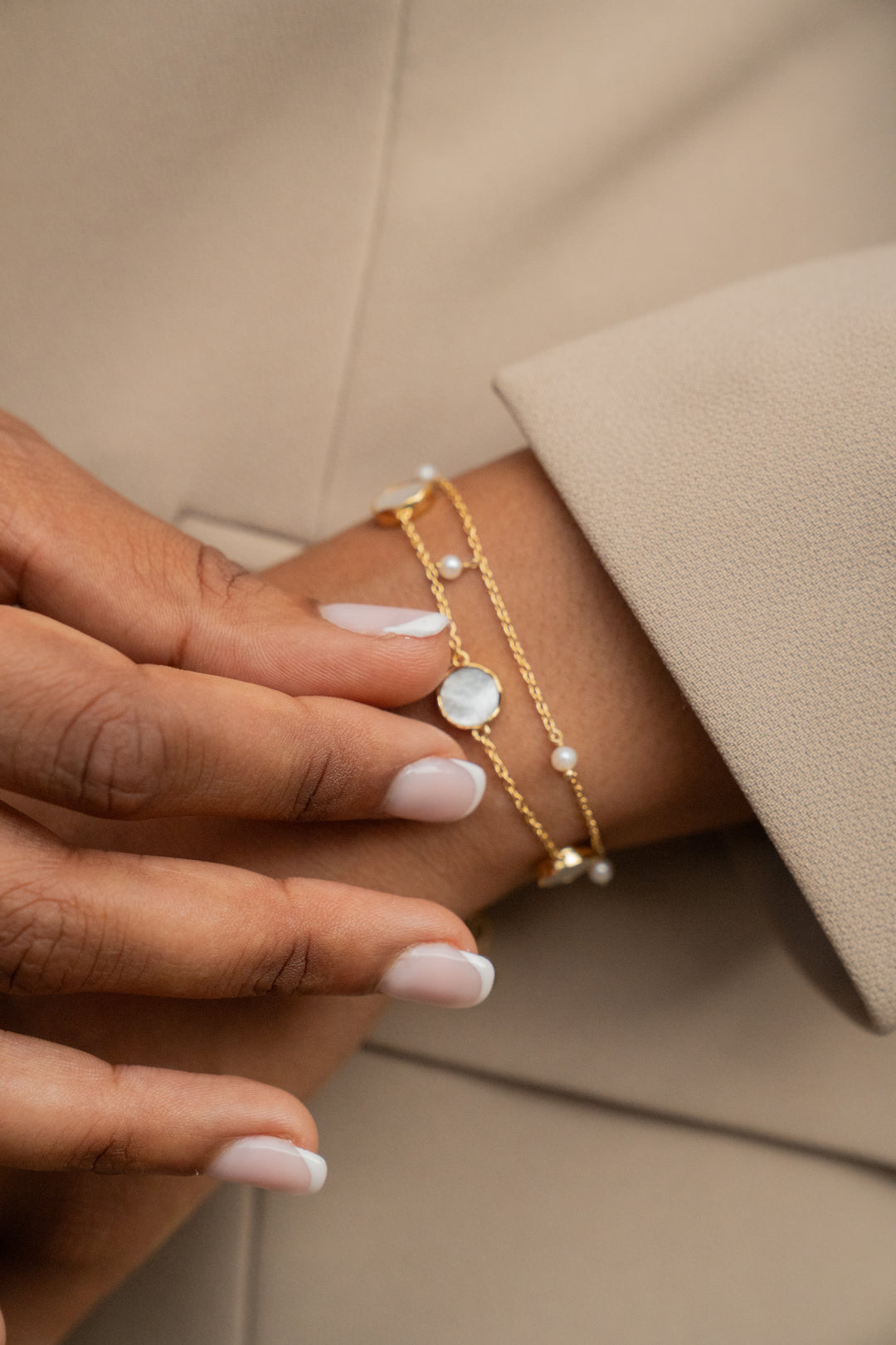 Eternal Maya Mother of Pearl Bracelet