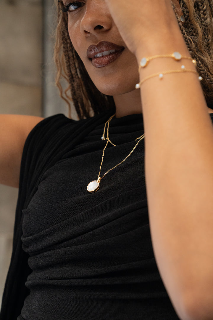 Eternal Maya Mother of Pearl Bracelet