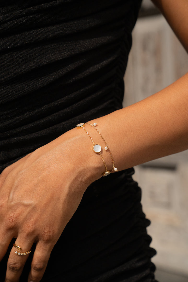 Eternal Maya Mother of Pearl Bracelet
